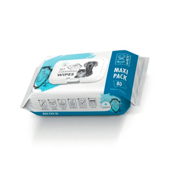 6953182731542 M-Pets Toallitas Húmedas Anti bacterias – Higiene para Perro y Gato