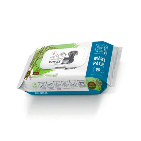 M-Pets Toallitas Húmedas Bamboo – Higiene para Perro y Gato