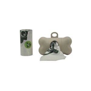 M-pets Poo Bamboo Porta Bolsas Biodegradable + Bolsas Higiénicas - Higiene para Perro