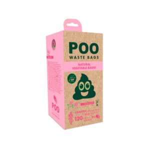 6953182748489 M-pets Bolsas Higiénicas Poo Rosa - Higiene para Perro