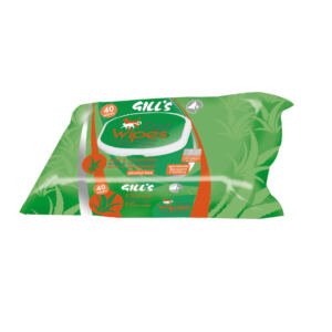 8023222165069 Gill´s Toallitas Aloe y Clorhexidina - Higiene para Perro y Gato