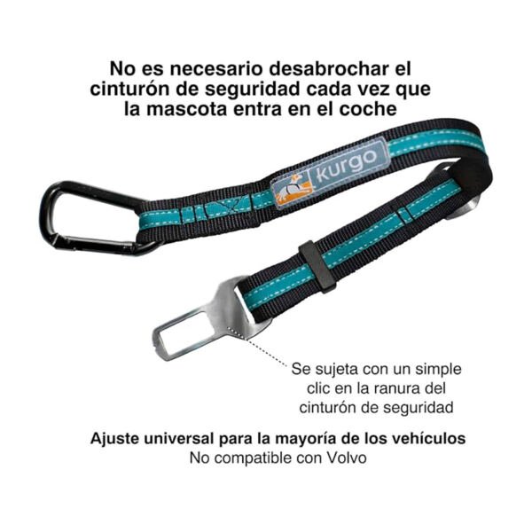 Kurgo Adaptador Cinturón Coche- Accesorio para Perro