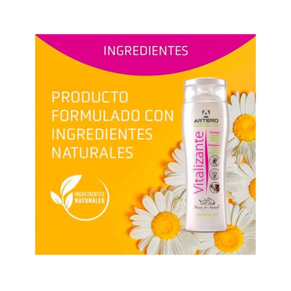 8435037100010_2 Artero Champú Vitalizante - Higiene para Perro y Gato