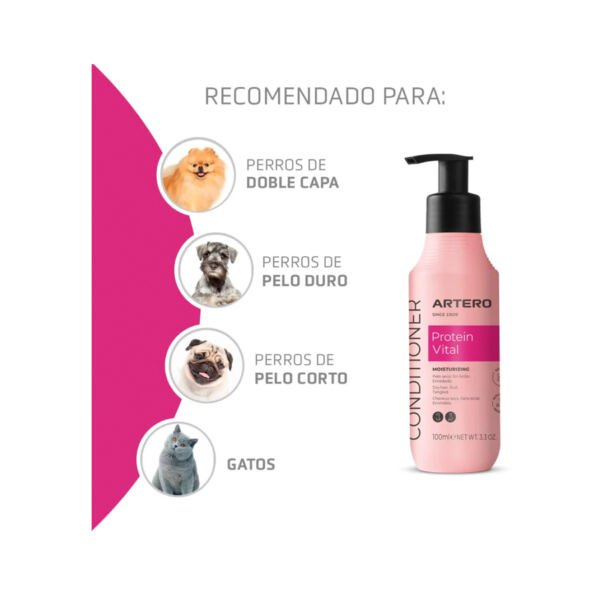 8435037100065_2 Artero Acondicionador Protein Vital - Higiene para Perro y Gato