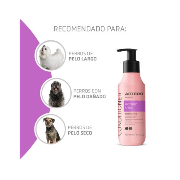 8435037164746_3 Artero Acondicionador Keratin Vital - Higiene para Perro y Gato