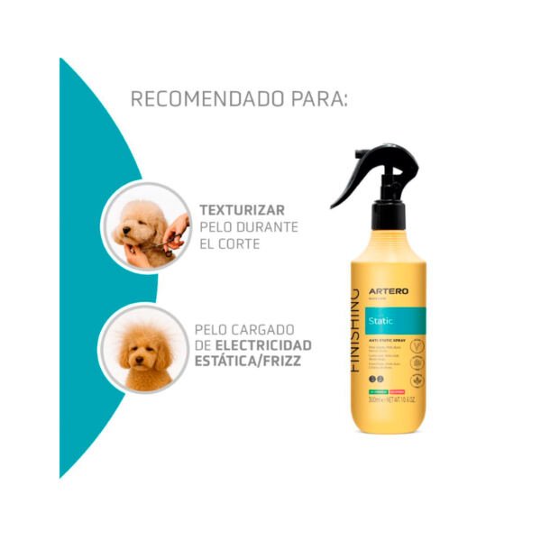 Artero Static Voluminizador – Higiene para Perro y Gato