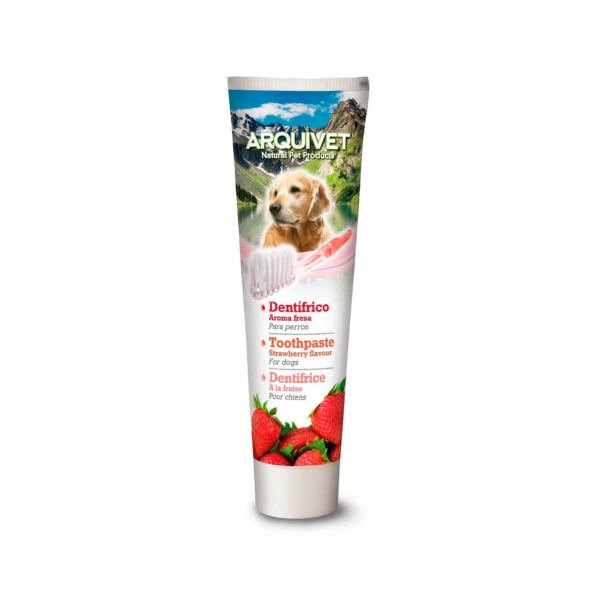 8435117825017 Arquivet Dentífrico con Sabor a Fresa - Higiene para Perro