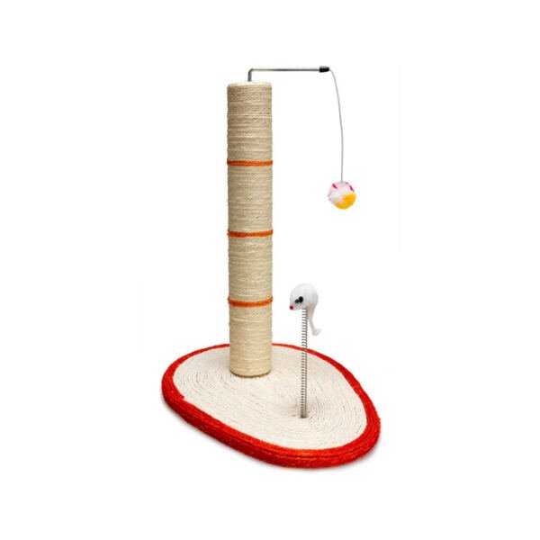 Arquivet Rascador con Rata y Bola - Accesorio para Gato