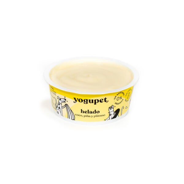 8437023818442_2 Yogupet Helado/ Yogur de Coco, Piña y Plátano 110 G - Snack para Perro y Gato