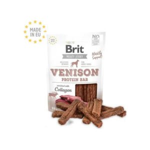 8595602543731 Brit Jerky Protein Bar de Venado - Snack para Perro