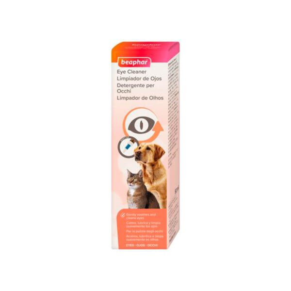 8711231116737 Beaphar Limpiador de Ojos - Higiene para Perro y Gato