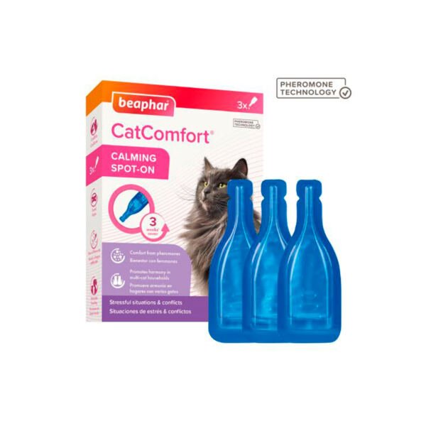 8711231122523_1 Beaphar CatComfort Pipetas Calming Spot-On - Salud para Gato
