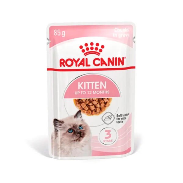9003579308943 Royal Canin Kitten Sobre en Salsa - Comida Húmeda para Gatito