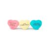 9345719053611 FuzzYard Peluche Candy Hearts 3 Corazones con Catnip - Juguete para Gato