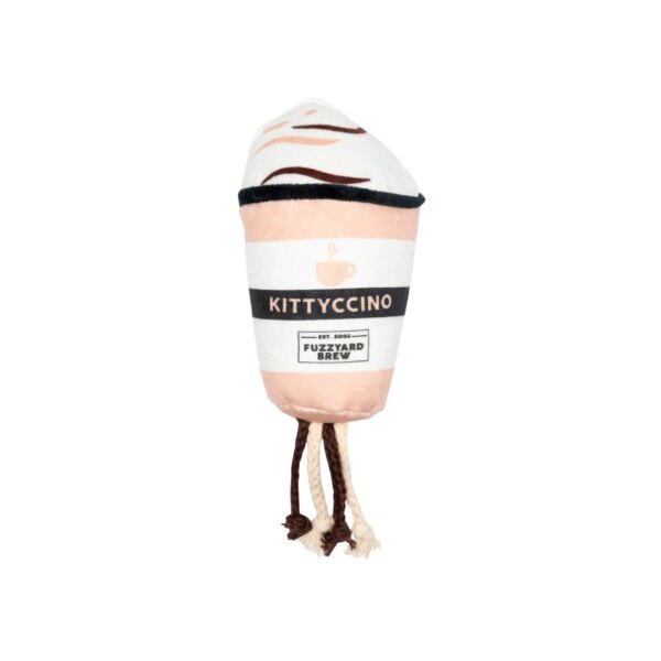 9345719058838 FuzzYard Peluche Kittyccino con Catnip - Juguete para Gato