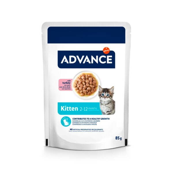 Advance Kitten Pavo - Comida Húmeda para Gatito_85g_8410650564456 Advance Kitten Pavo - Comida Húmeda para Gatito