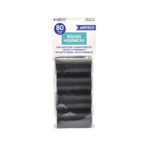 Nayeco Bolsas Higiénicas 4 Rollos Negro – Especial para Perro_8427458844017 Nayeco Bolsas Higiénicas Negro - Higiene para Perro