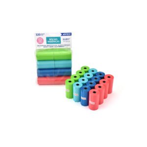 Nayeco Bolsas Higiénicas con Aroma Talco 16X20 bolsas – Especial para Perro_8427458021548 Nayeco Bolsas Higiénicas con Aroma Talco - Higiene para Perro