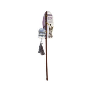 Nayeco Lana Suave con Tubo en Vara – Juguete para Gato _8427458011389 Nayeco Lana Suave con Tubo en Vara - Juguete para Gato