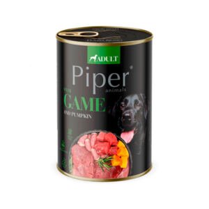 Piper-Lata-Carne-Caza-Calabaza-Perros Piper Lata Paté Adulto Carne de Caza y Calabaza - Comida Húmeda para Perro