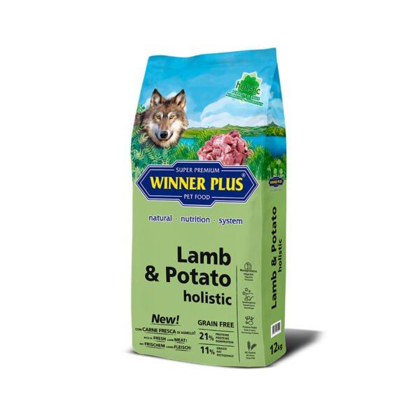 WP-Lamb-Potato-holistic-12kg_4055572132129 Winner Plus Cordero y Patata Holístico - Pienso para Perro