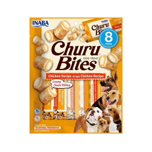 churu bites pollo snack perro Churu Bites Receta de Pollo - Snack para Perro