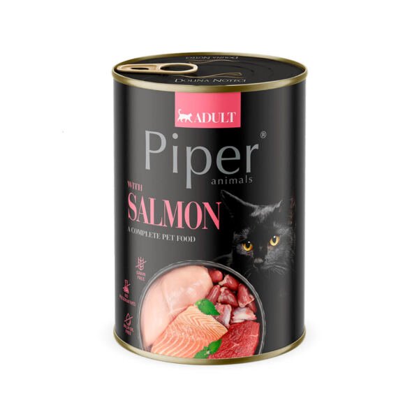 piper-alimento-en-pate-para-gato-adulto-salmon Piper Lata Adulto Salmón - Comida Húmeda para Gato