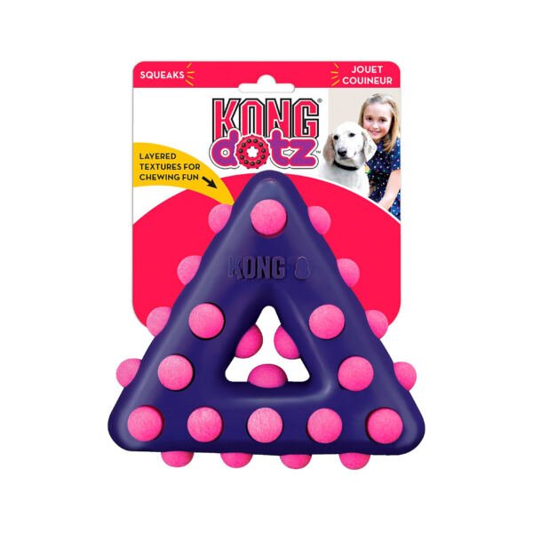 Kong Dotz Triangular - Juguete para Perro