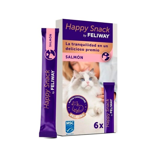 3411113168476 Feliway Happy Snack Líquido Salmón - Salud para Gato