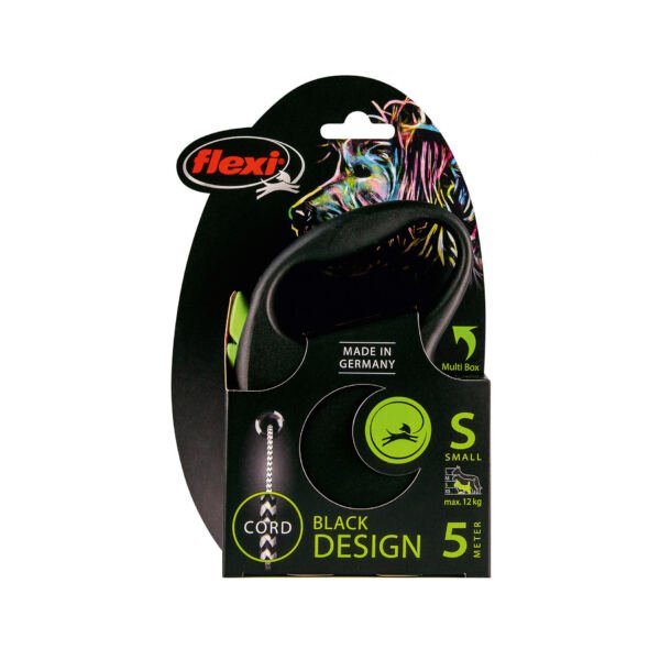 Flexi Black Design Correa Retráctil - Accesorio para Perro