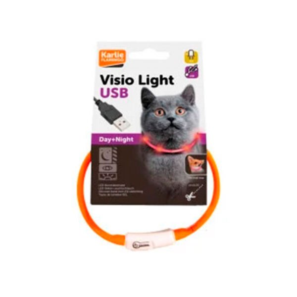 4016598649596 Flamingo Collar Led Recargable - Accesorio para Gato