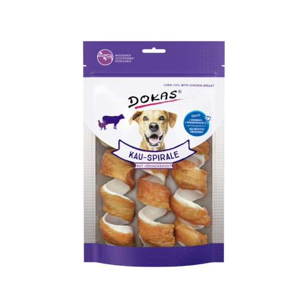 4251276201356 Dokas Espirales con Pechuga de Pollo - Snack para Perro