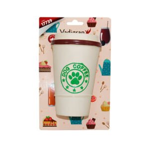 Vadrigran Vaso de Café para LLevar Látex - Juguete para Perro