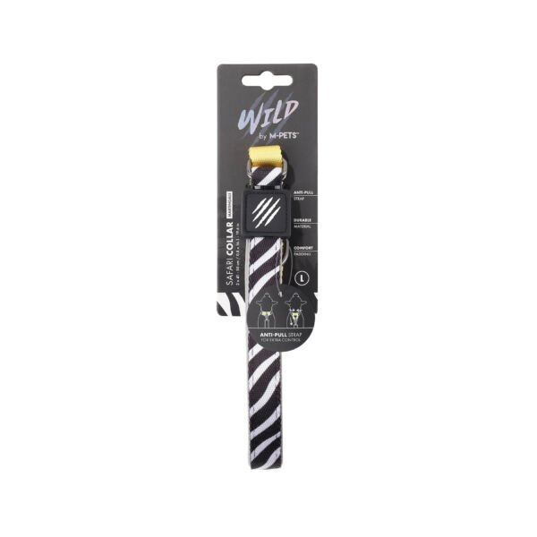 M-Pets Wild Jungle Collar Zebra - Accesorio para Perro