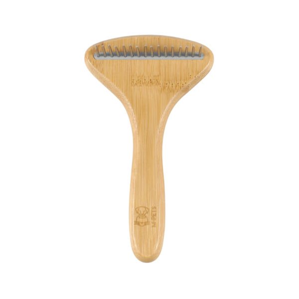 6953182738442_2 M-Pets Bamboo - Peine Rastrillo para Perro y Gato