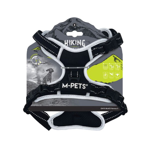 6953182761709 M-Pets Arnés Hiking Negro - Accesorio para Perro