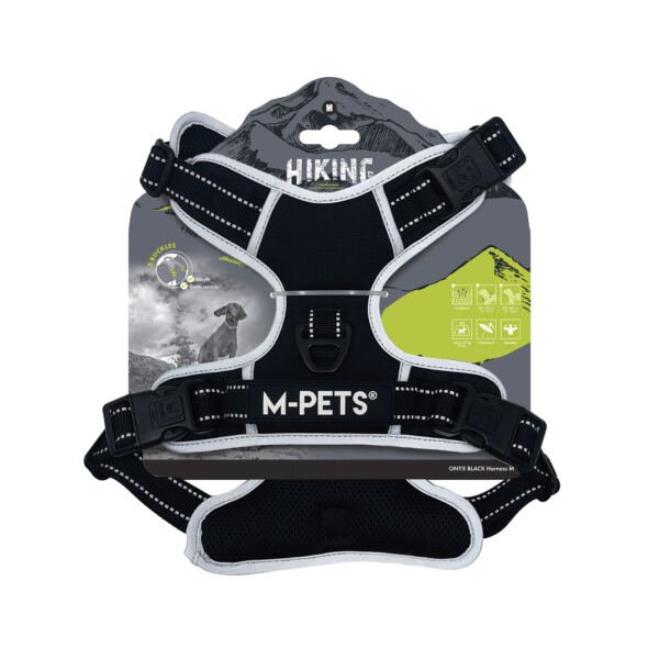 6953182761716 M-Pets Arnés Hiking Negro - Accesorio para Perro