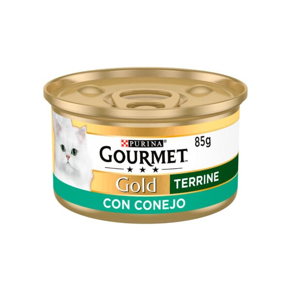 7613032881313 Purina Gourmet Gold Terrine Conejo - Comida Húmeda para Gato