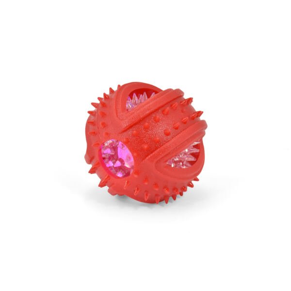 8427458031868_roja Nayeco Pelota con Luz Interior - Juguete para Perro