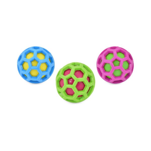 8427458031875 Nayeco Pelota Doble con Sonido - Juguete para Perro