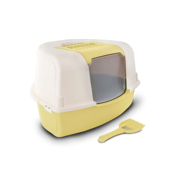 8427458864275_amarilla Nayeco Leo Corner Arenero - Higiene para Gato