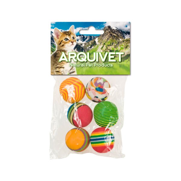 8435117842724 Arquivet Pelotas Multicolor - Juguete para Gato