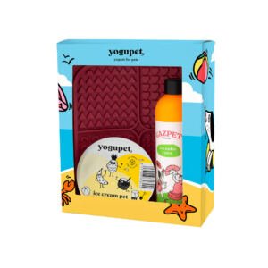 8437028505439 Yogupet Summerbox Helado + Gazpet + Comedero Silicona - Comida Húmeda Perro y Gato