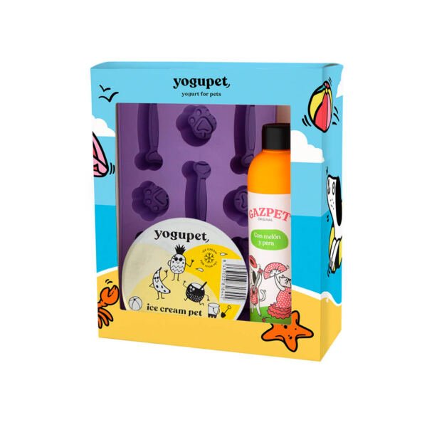 8437028505453 Yogupet Summerbox Helado + Gazpet + Molde - Comida Húmeda Perro y Gato