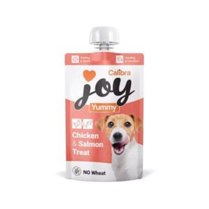 Calibra Joy Yummy Snack Cremoso Pollo y Salmón - Snack para Perro