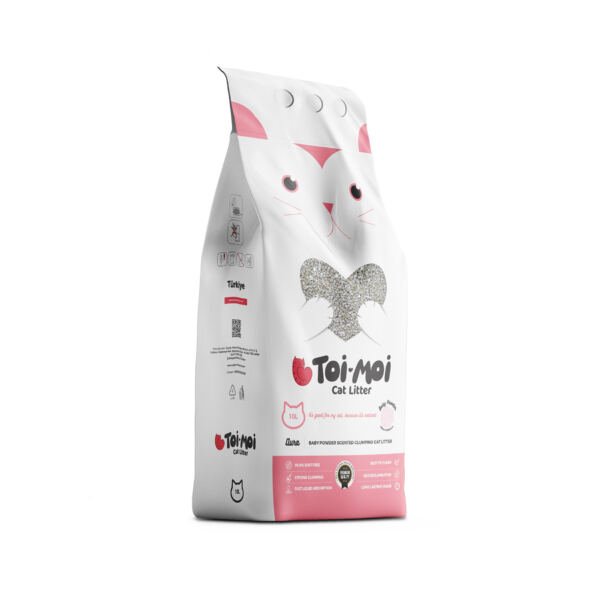 Toi Moi Aglomerante Talco - Arena para Gato