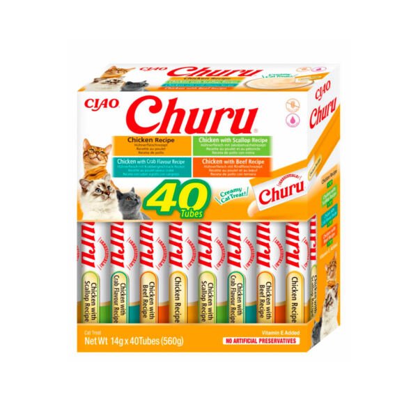 Churu Cat Variedades Pollo - Snack para Gato