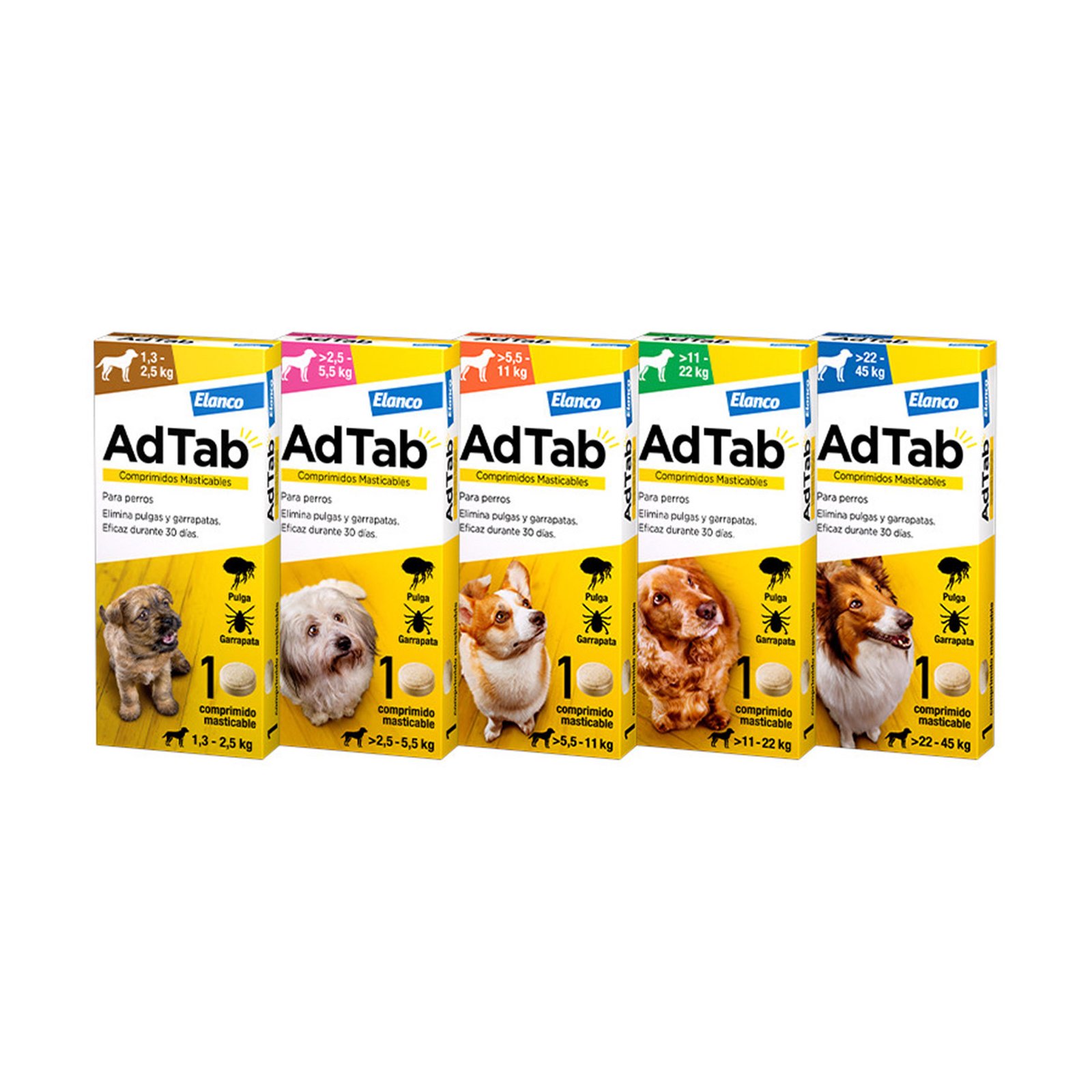 AdTab Comprimido Masticable – Antiparasitario para Perro