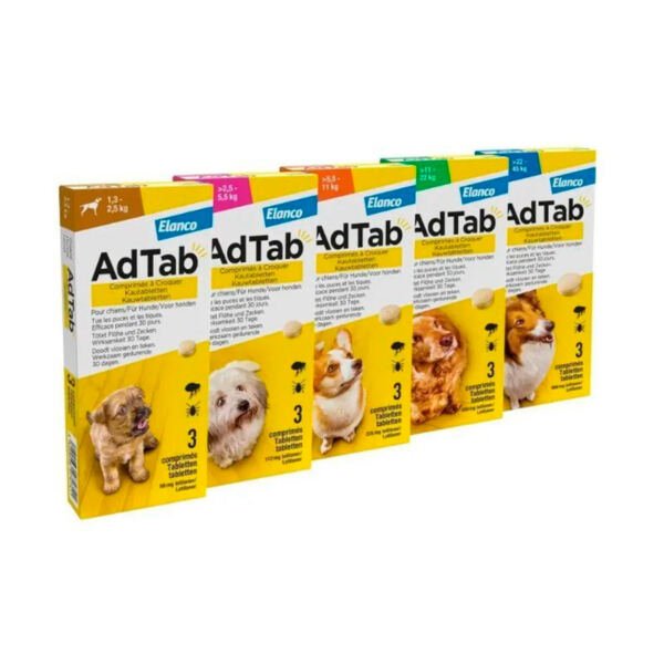 adtab 3 comp. collage AdTab Comprimido Masticable - Antiparasitario para Perro