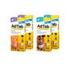 collage adtab gato 1 comp. y 3 comp. AdTab Comprimido Masticable - Antiparasitario para Gato